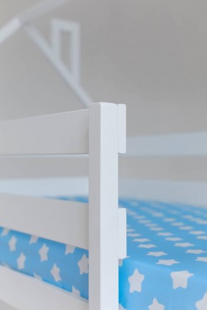 Кровать двухъярусная без крыши 80*190 Белый в Коротчаево - korotchaevo.ok-mebel.com | фото 3