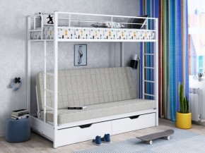 Кровать двухъярусная с диваном "Мадлен-ЯЯ" с ящиками в Коротчаево - korotchaevo.ok-mebel.com | фото 1