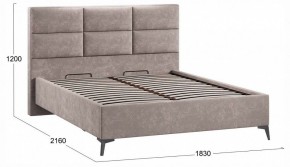 Кровать двуспальная Делана с ПМ Тип 1 в Коротчаево - korotchaevo.ok-mebel.com | фото 3