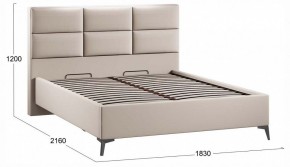 Кровать двуспальная Делана с ПМ Тип 1 в Коротчаево - korotchaevo.ok-mebel.com | фото 3