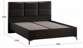 Кровать двуспальная Делана с ПМ Тип 1 в Коротчаево - korotchaevo.ok-mebel.com | фото 4