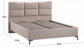 Кровать двуспальная Делана с ПМ Тип 1 в Коротчаево - korotchaevo.ok-mebel.com | фото 3