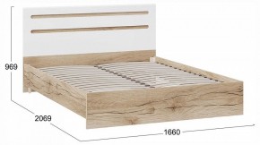 Кровать двуспальная Фьюжн ТД-260.01.03 в Коротчаево - korotchaevo.ok-mebel.com | фото 3