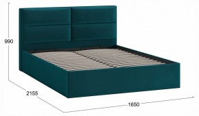 Кровать двуспальная Глосс с ПМ Тип 1 в Коротчаево - korotchaevo.ok-mebel.com | фото 4