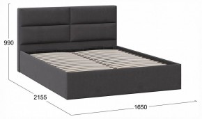 Кровать двуспальная Глосс с ПМ Тип 1 в Коротчаево - korotchaevo.ok-mebel.com | фото 4
