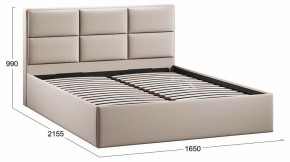 Кровать двуспальная Стелла с ПМ Тип 1 в Коротчаево - korotchaevo.ok-mebel.com | фото 3