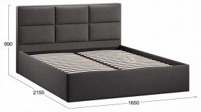 Кровать двуспальная Стелла с ПМ Тип 1 в Коротчаево - korotchaevo.ok-mebel.com | фото 3