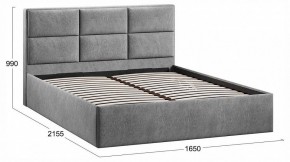 Кровать двуспальная Стелла с ПМ Тип 1 в Коротчаево - korotchaevo.ok-mebel.com | фото 4