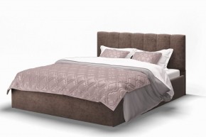 Кровать Элен 1600*2000 Rock 05 (коричневый) в Коротчаево - korotchaevo.ok-mebel.com | фото
