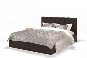 Кровать Элен 1600 + основание с ПМ (Лесмо brown) коричневый в Коротчаево - korotchaevo.ok-mebel.com | фото