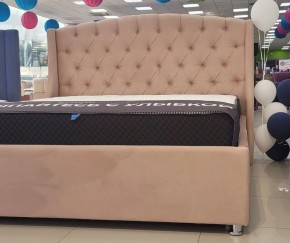 Кровать Франческа + Решетка+ПМ+Дно (1200) в Коротчаево - korotchaevo.ok-mebel.com | фото 2