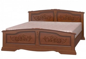 ЕЛЕНА Кровать из массива 1200 (Орех) в Коротчаево - korotchaevo.ok-mebel.com | фото