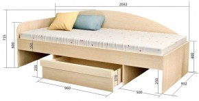 Кровать Изгиб в Коротчаево - korotchaevo.ok-mebel.com | фото 2