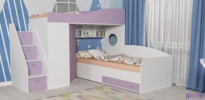Кровать Кадет-2 с универсальной лестницей в Коротчаево - korotchaevo.ok-mebel.com | фото 3