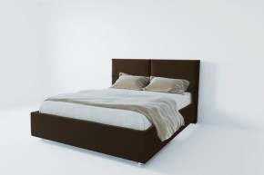 Кровать Корсика с ПМ 800 (экокожа коричневая) в Коротчаево - korotchaevo.ok-mebel.com | фото 2