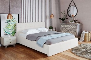 Кровать Лаура с латами Nice White 1600x2000 в Коротчаево - korotchaevo.ok-mebel.com | фото