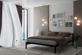 Кровать Мета с матрасом 800 (черный) в Коротчаево - korotchaevo.ok-mebel.com | фото 2