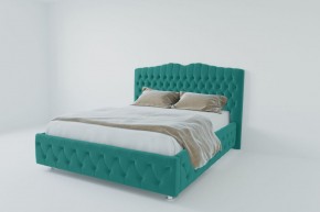 Кровать Нягань с ПМ 1200 (велюр бирюзовый) в Коротчаево - korotchaevo.ok-mebel.com | фото 2