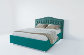 Кровать Нягань с ПМ 1400 (велюр бирюзовый) в Коротчаево - korotchaevo.ok-mebel.com | фото 2