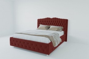 Кровать Нягань с ПМ 1800 (велюр бордо) в Коротчаево - korotchaevo.ok-mebel.com | фото 2