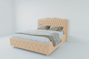 Кровать Нягань с ПМ 2000 (экокожа бежевая) в Коротчаево - korotchaevo.ok-mebel.com | фото 2