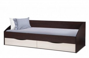 Кровать одинарная "Фея - 3" симметричная New (2000Х900) венге/вудлайн кремовый в Коротчаево - korotchaevo.ok-mebel.com | фото