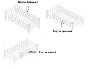 Кровать одноярусная Сонечка (800*1900) модульная в Коротчаево - korotchaevo.ok-mebel.com | фото 3