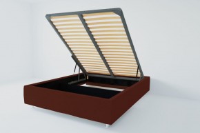Кровать Подиум с ПМ 1600 (велюр бордо) в Коротчаево - korotchaevo.ok-mebel.com | фото 2
