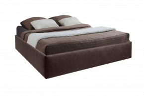 Кровать Подиум с ПМ 800 (экокожа коричневая) в Коротчаево - korotchaevo.ok-mebel.com | фото 2