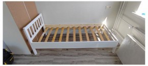 Кровать полутораспальная Белая эмаль в Коротчаево - korotchaevo.ok-mebel.com | фото 2