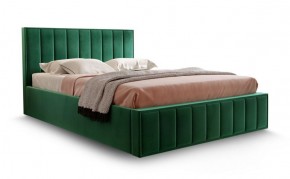 Кровать "Вена" 1400 СТАНДАРТ Вариант 1 Мора зеленый + бельевой ящик с кроватным основанием и подъемным механизмом в Коротчаево - korotchaevo.ok-mebel.com | фото 1
