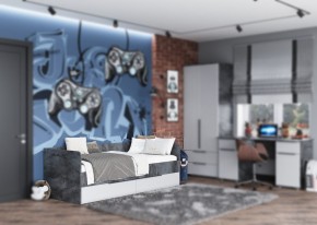Кровать с 2 ящиками "Лео" 800х2000 в Коротчаево - korotchaevo.ok-mebel.com | фото 3