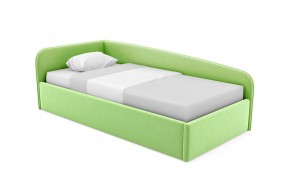 Кровать угловая Лэсли интерьерная +основание (80х200) 5 кат. ткани в Коротчаево - korotchaevo.ok-mebel.com | фото