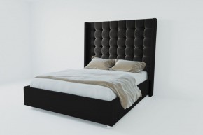 Кровать Венеция ЛЮКС с ПМ 1200 (экокожа кольт ч) в Коротчаево - korotchaevo.ok-mebel.com | фото 2