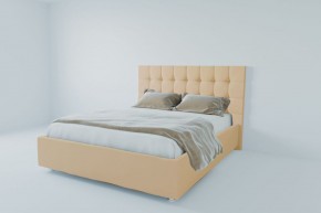 Кровать Венеция с ПМ 800 (экокожа бежевая) в Коротчаево - korotchaevo.ok-mebel.com | фото 2