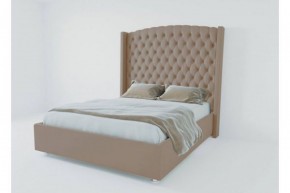 Кровать Версаль ЛЮКС с ПМ 1200 (велюр темно-серый) в Коротчаево - korotchaevo.ok-mebel.com | фото