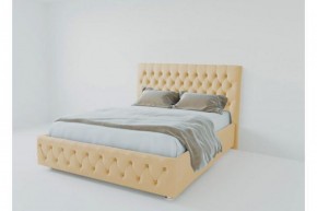Кровать Версаль с ПМ 800 (экокожа бежевая) в Коротчаево - korotchaevo.ok-mebel.com | фото