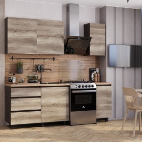 Кухня Энигма 1.6 м (венге/дуб каньон) в Коротчаево - korotchaevo.ok-mebel.com | фото