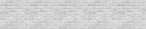 Кухонный фартук 610х3000х1,5 (композит) КМ Кирпич серый в Коротчаево - korotchaevo.ok-mebel.com | фото