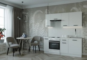 Кухонный гарнитур Белый Глянец 1800 (Стол. 38мм) в Коротчаево - korotchaevo.ok-mebel.com | фото