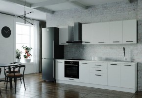 Кухонный гарнитур Белый Глянец 2800 (Стол. 38мм) в Коротчаево - korotchaevo.ok-mebel.com | фото