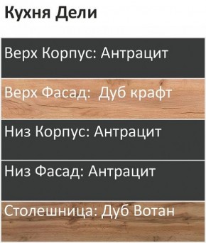 Кухонный гарнитур Дели 1800 (Стол. 26мм) в Коротчаево - korotchaevo.ok-mebel.com | фото 3