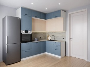 Кухонный гарнитур Фьюжн 2200*1700 (Стол. 26мм) в Коротчаево - korotchaevo.ok-mebel.com | фото