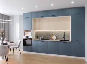 Кухонный гарнитур Фьюжн 3400 (Стол. 38мм) в Коротчаево - korotchaevo.ok-mebel.com | фото