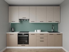 Кухонный гарнитур Каппучино 3000 h950 (Стол. 26мм) в Коротчаево - korotchaevo.ok-mebel.com | фото