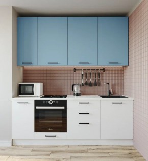 Кухонный гарнитур Капри 2200 h950 (Стол. 38мм) в Коротчаево - korotchaevo.ok-mebel.com | фото