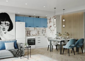 Кухонный гарнитур Капри 2550 (Стол. 26мм) в Коротчаево - korotchaevo.ok-mebel.com | фото