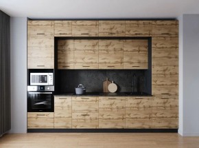 Кухонный гарнитур Крафт 3400 (Стол. 26мм) в Коротчаево - korotchaevo.ok-mebel.com | фото