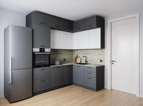 Кухонный гарнитур Меренга 2200*1700 (Стол. 26мм) в Коротчаево - korotchaevo.ok-mebel.com | фото