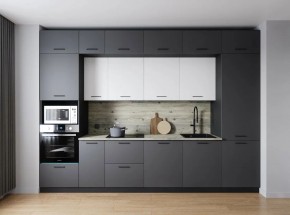 Кухонный гарнитур Меренга 3400 (Стол. 26мм) в Коротчаево - korotchaevo.ok-mebel.com | фото